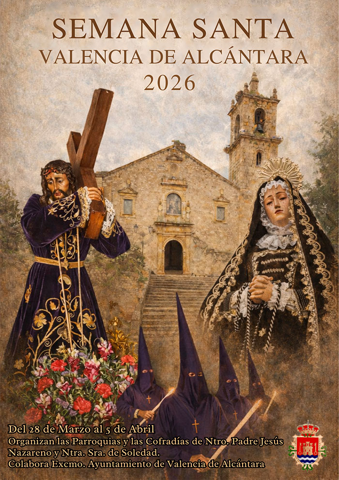 Semana Santa en Valencia de Alcántara 2026 Valencia de Alcántara